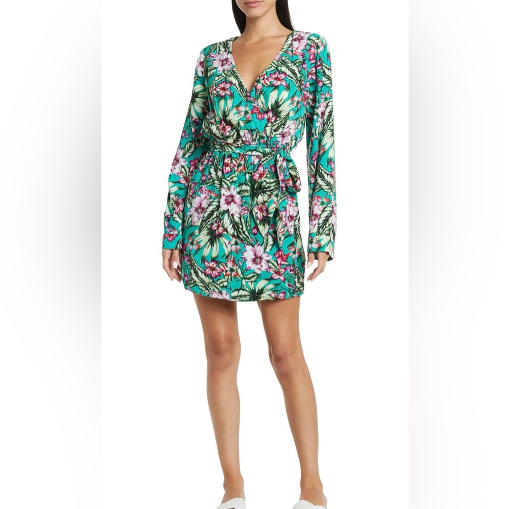 NWT WALTER BAKER FLORAL JUBILEE FAUX WRAP DRESS